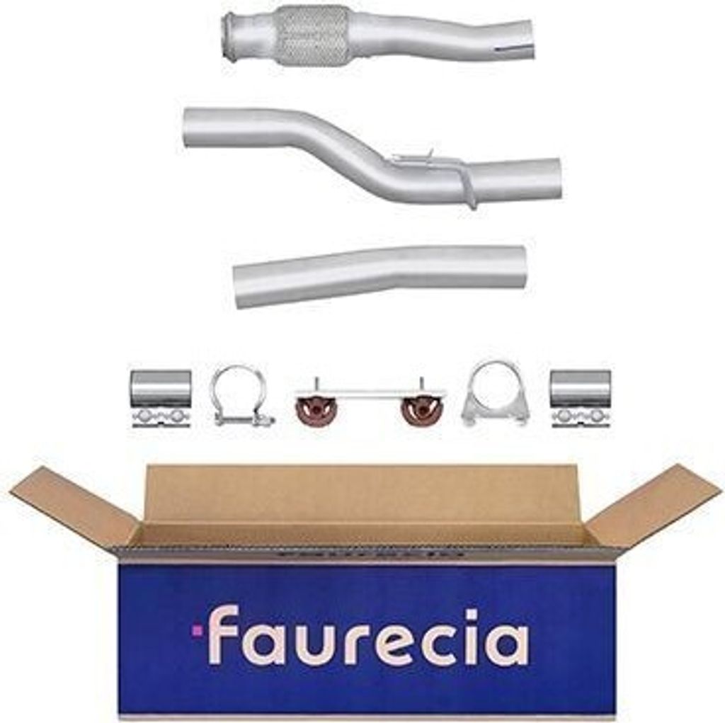 HELLA 8LA 366 000-881 - OE 1717AA Abgasrohr vorne für 407, 407 SW (6D, 6E)