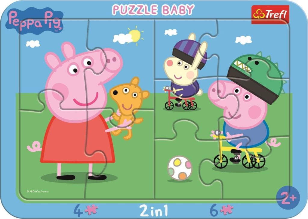Trefl Puzzle Peppa Pig Baby 2in1 Immagine del prodotto 