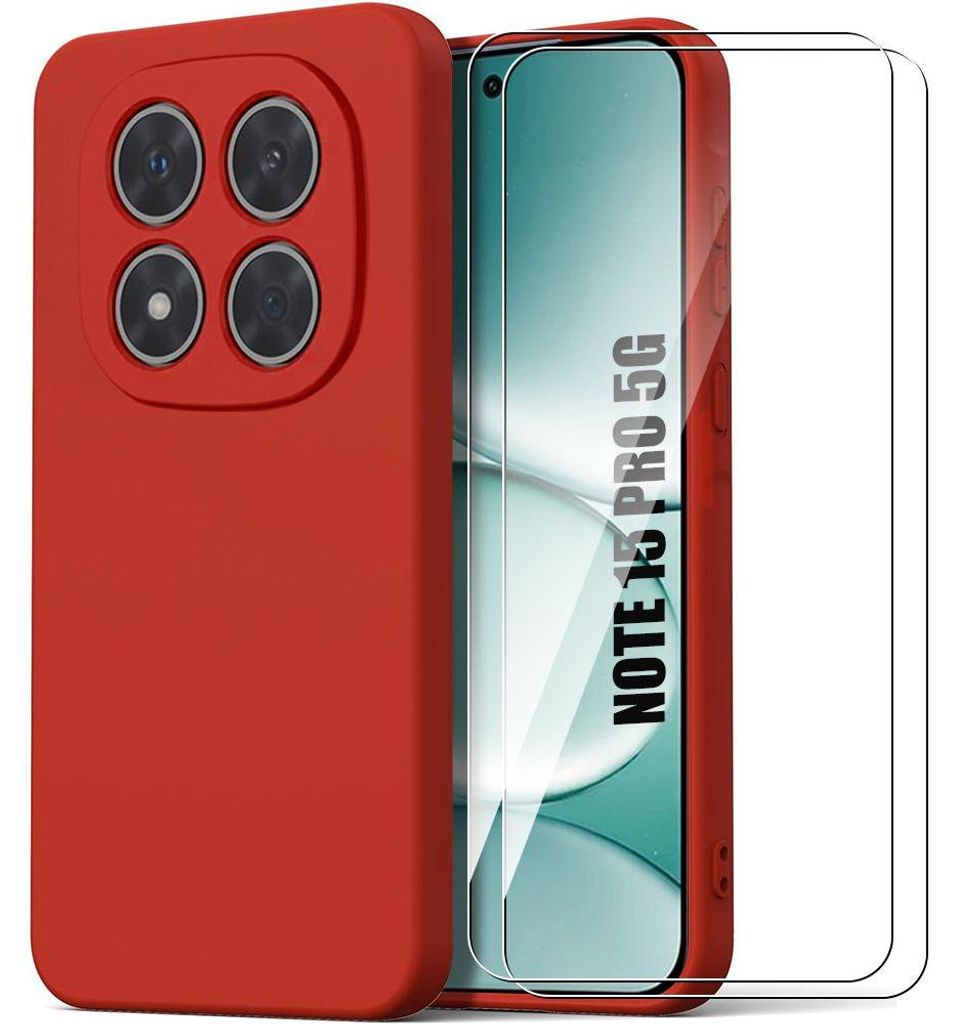 Coque + 2 Verres Trempés pour Xiaomi Redmi Note 15 Pro 5G, Image du produit 