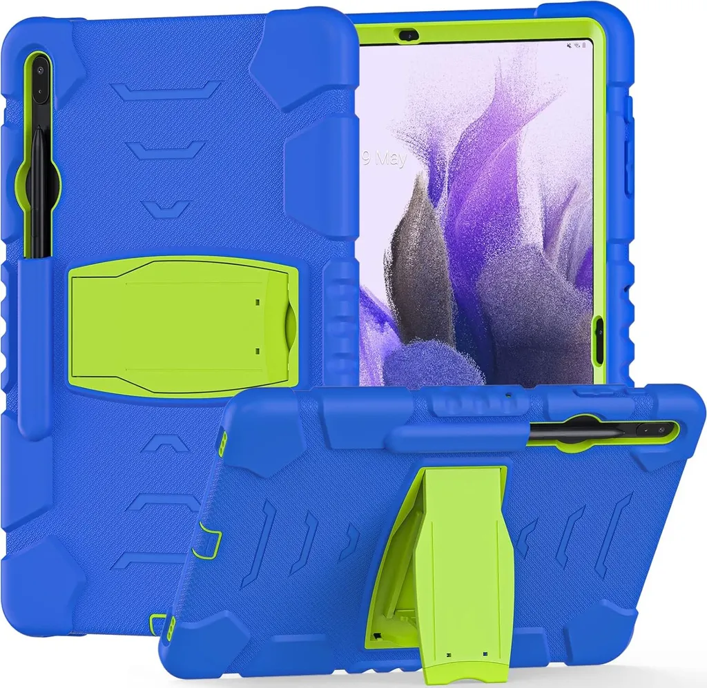 Cover Antiurto Samsung Tab S7 FE Blu - Protezione Totale per Bambini