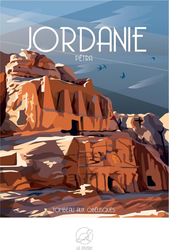 La Loutre Puzzle Jordan Petra - 1000 Teile Puzzle Spiel