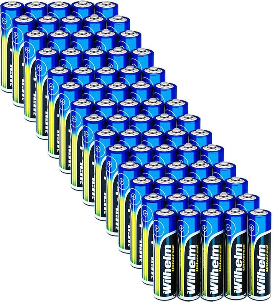 70 AAA Mikro Wilhelm Universal Alkaline Batterien im Shrink Produktbild 