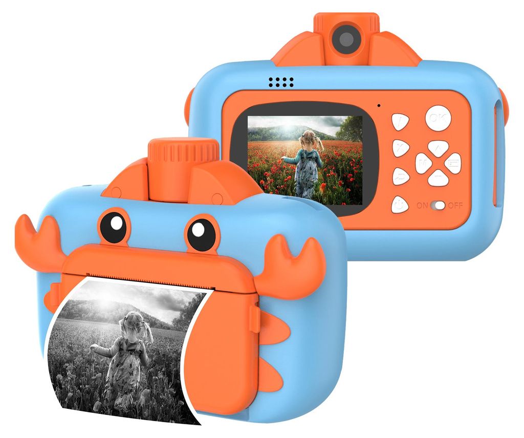 Suesse Kinder-Sofortbildkamera 1080P Kinder-Digitalkamera Kinder-Sofortbildkamera 180¡ã drehbar mit 2,4-Zoll-IPS-Bildschirm Videorecorder Suesse ...