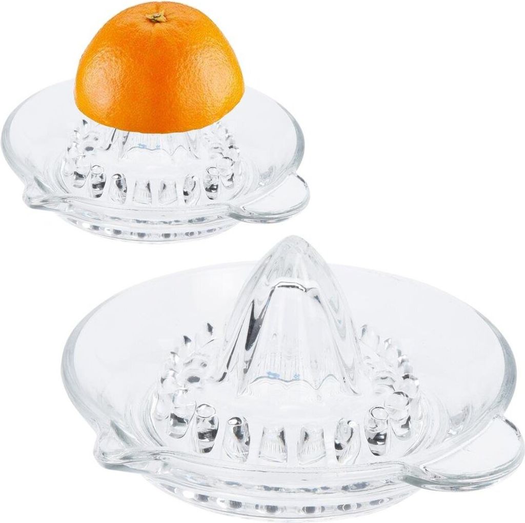 Presse-agrumes Fresh En Verre - Parfait Pour Citrons Et Oranges - 21 Cm