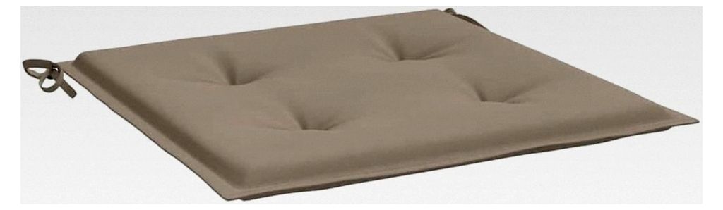 Gartenstuhl-Kissen 2 Stück Taupe 50x50x3 cm Oxford-Gewebe