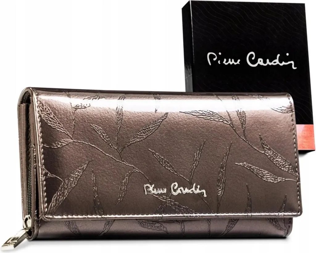 Portefeuille DH02LEAF Pierre Cardin en Cuir Souple Haute Qualité