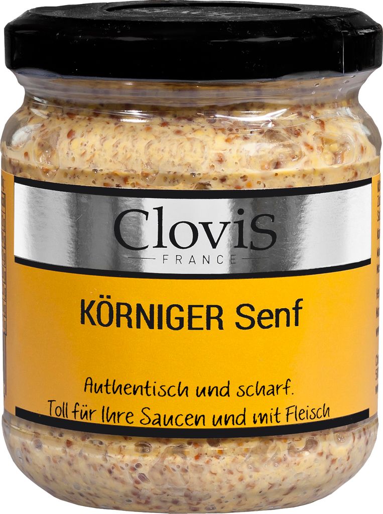 Franz. Senf, weiß, körnig, 200 ml