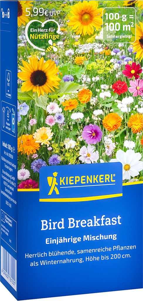 Kiepenkerl Saatgut Blumensamen-Mischung Bird Buffet für ca. 100 m²