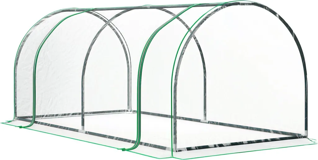 Mini Serre de Jardin pour Potager 2m avec Châssis Acier et Housse en PVC