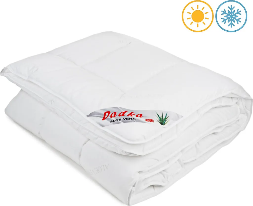 Couverture Aloe Vera Dadka 135x200 - Fibre Apaisante et Anti-Acariens Bio
