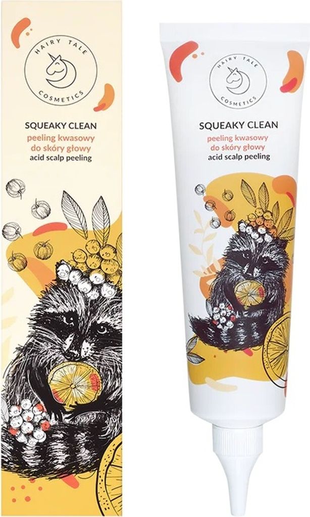 Hairy Tale Squeaky Clean Peeling kwasowy do skóry głowy, 150 ml