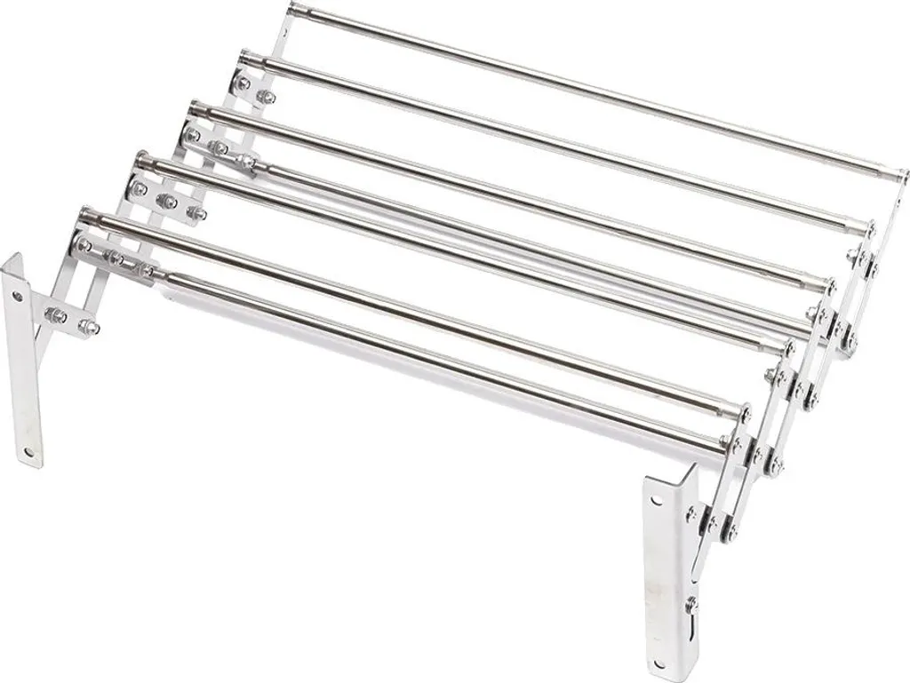 Barre de douche télescopique pour serviettes en inox argent 40-70cm MOD-A1