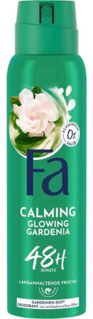 Fa Deospray Glowing Gardenia frischer Gardenien Blüten Duft Produktbild 