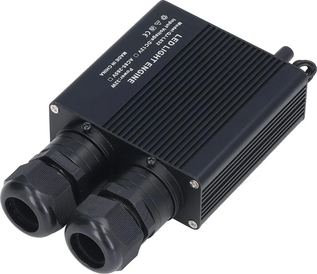 Générateur de lumière fibre optique RGBW 32W Bluetooth double sortie