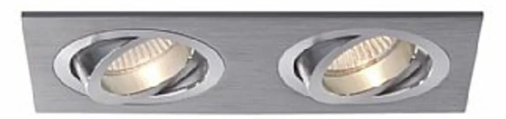 Spot encastré BPM 3012LED2.D40.3K aluminium brossé 6 LED 3W