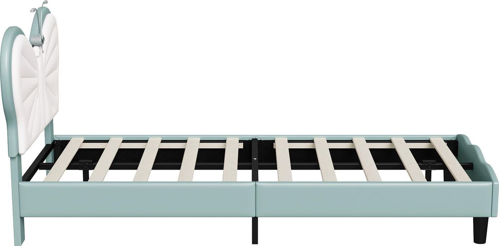Dětská čalouněná postel 90x200 cm, rám postele pro jednu Obrázek produktu 