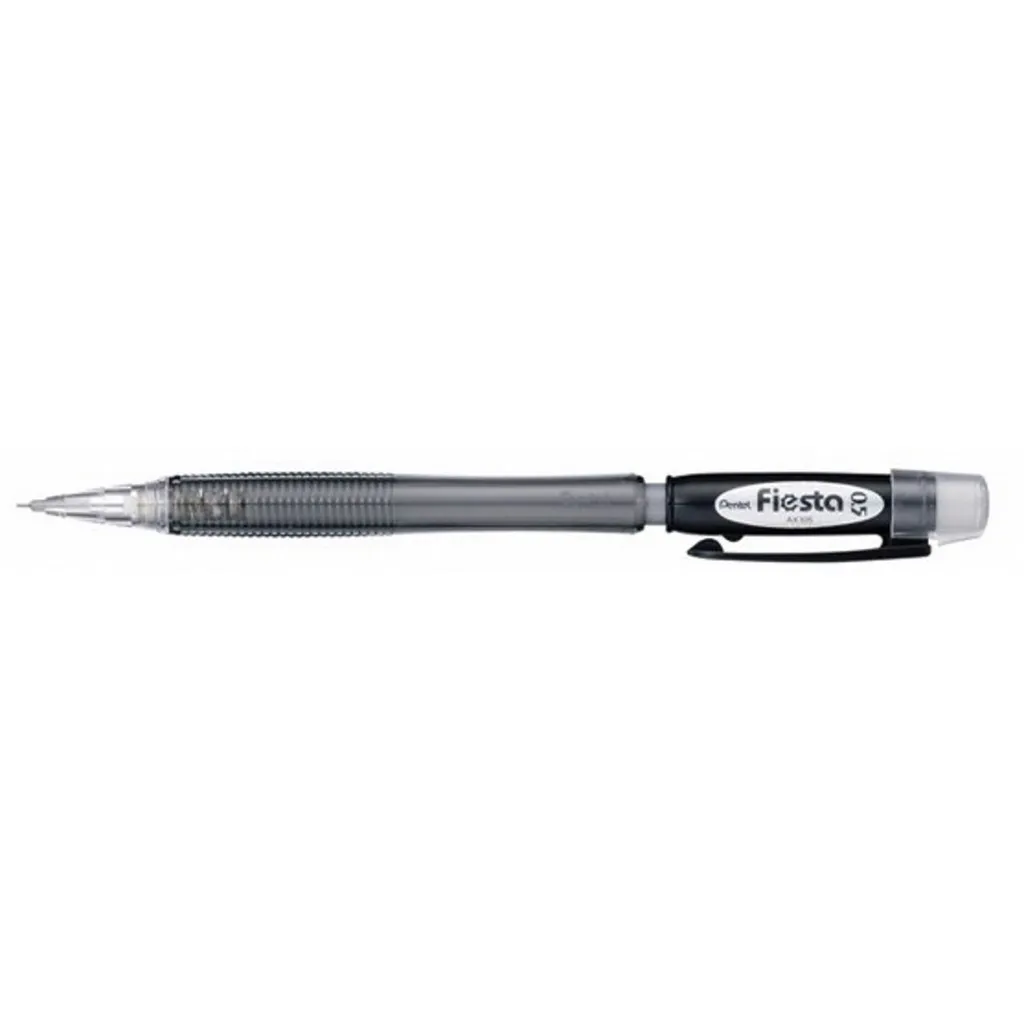 Porte-mines Fiesta Pentel AX105-AO 0,5mm pour Dessin et Bureau - Noir