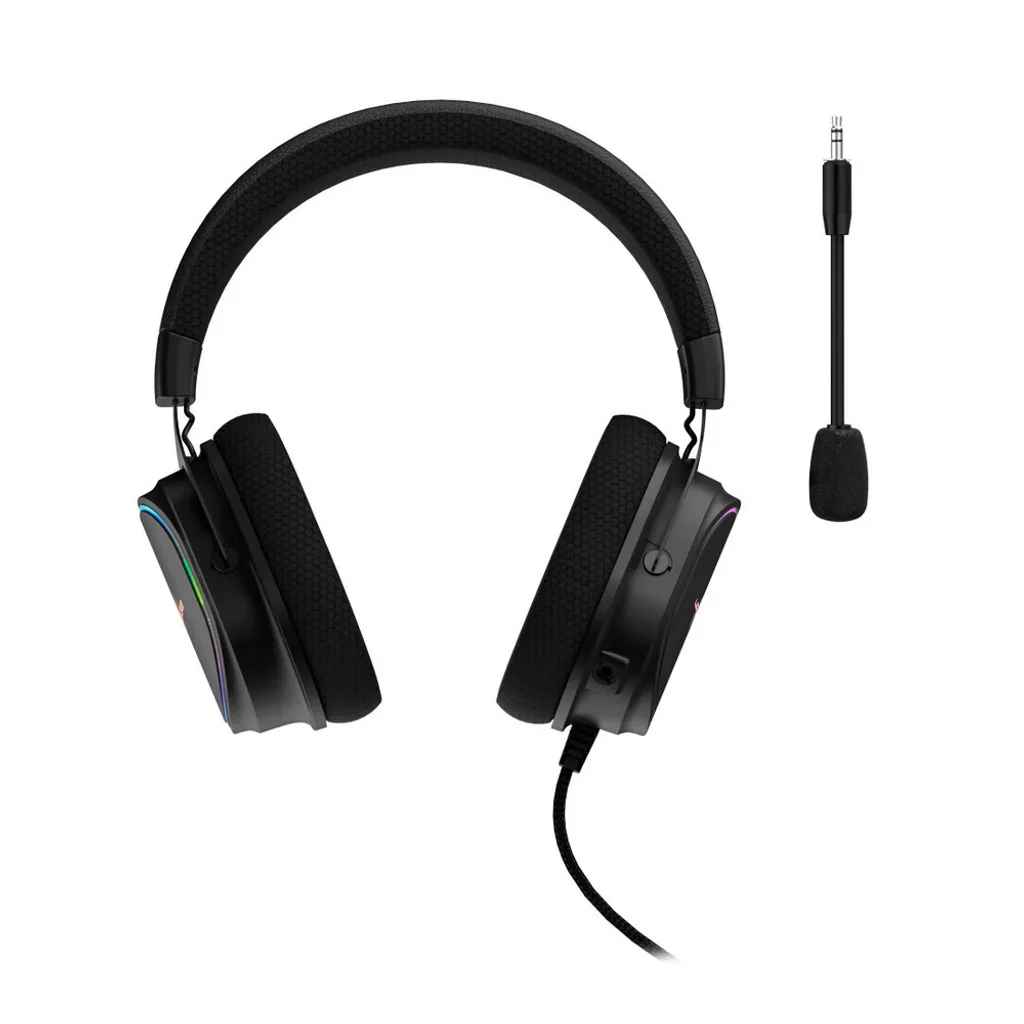 Casque de Jeu SoundZ 800 7.1 V2 Noir - Idéal pour le Streaming et l'E-sport