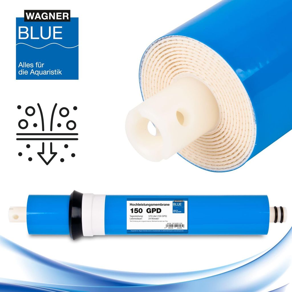 Osmose Membrane für Expert Osmoseanlage von Wagner BLUE 150 Produktbild 