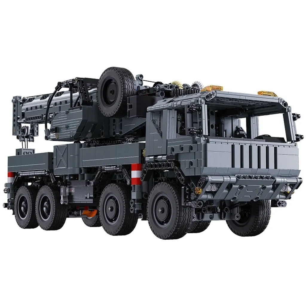 Camion-grue militaire technique CaDA C61507W : Jeu de construction pro - 5