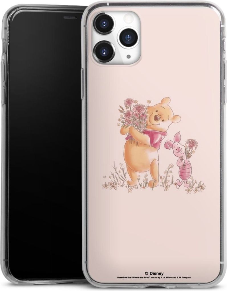 DeinDesign Slim Hülle für Apple iPhone 11 Pro Max Silikon Case Ultra Dünn Handyhülle Disney Offizielles Lizenzprodukt Winnie Puuh Ferkel