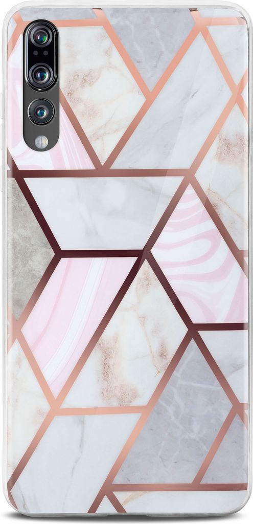 ONEFLOW Sense Case kompatibel mit Huawei P20 Pro - Hülle in Marmor Optik, Thrill