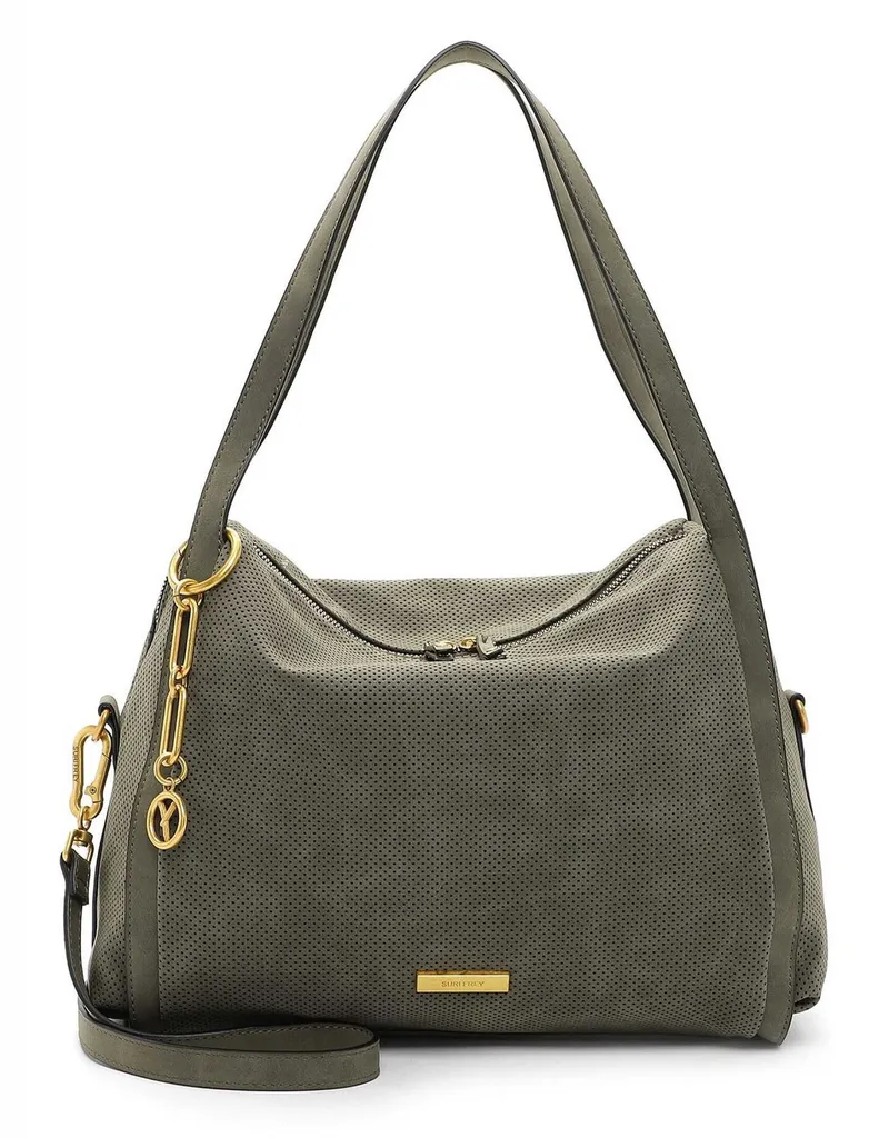 Sac à Épaule Bandoulière Romy May Cityshopper Olive - Grand Sac Cabas
