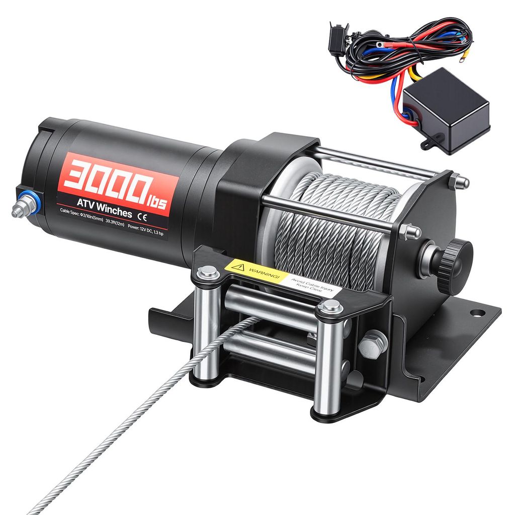SucceBuy Elektryczna wciągarka linowa 1360 kg, wciągarka z Zdjęcie produktu 