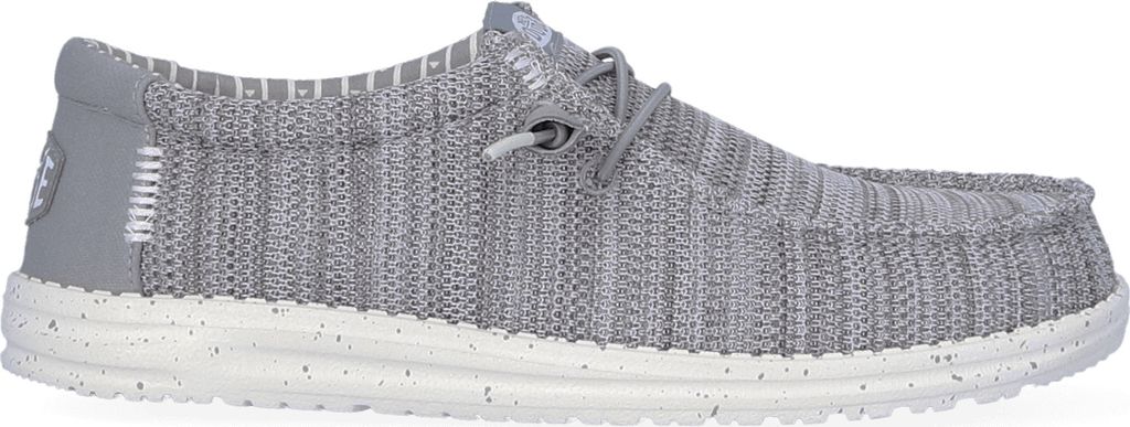 HEYDUDE Wally Stretch Sox Herren Halbschuhe Grey Größe 47