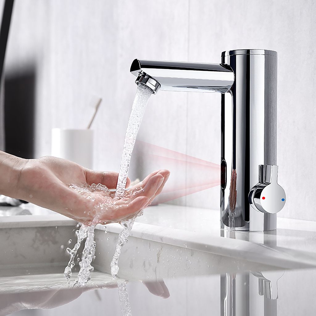Automatisch Wasserhahn Infrarot IR Sensor Waschtischarmatur Waschbecken Armatur 