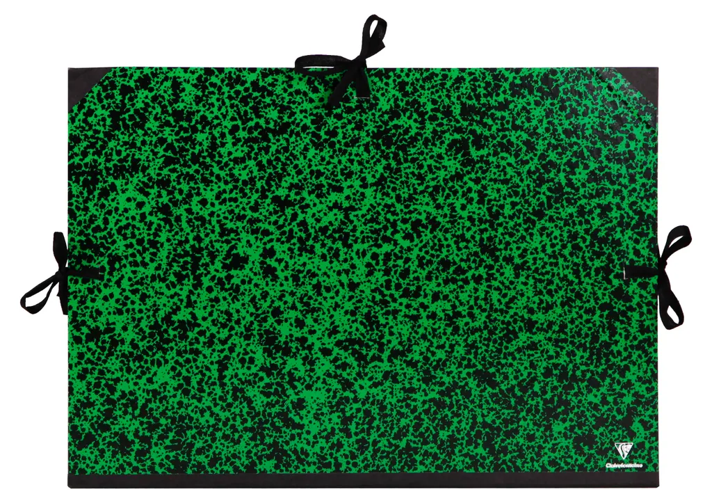 Porte-dessins Clairefontaine Annonay vert pour documents format A4