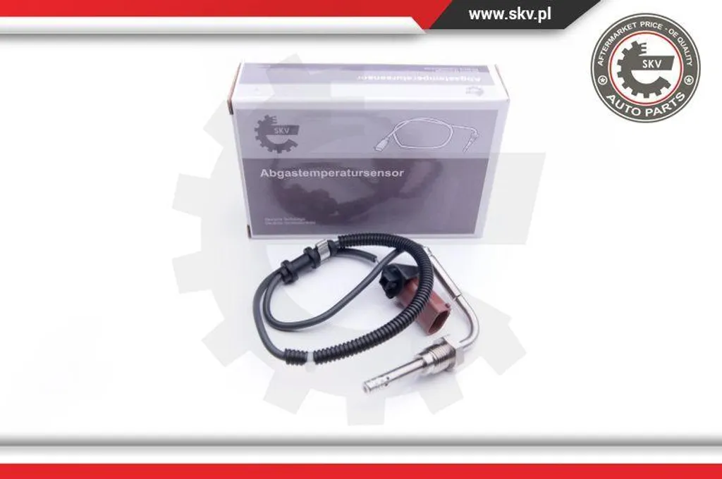ESEN SKV 30SKV147 Sensore temperatura gas di scarico OE 03L906088AA compatibile con A1 8X, Ibiza, Toledo, Fabia, Rapid, Roomster, Golf VII, Polo 6R