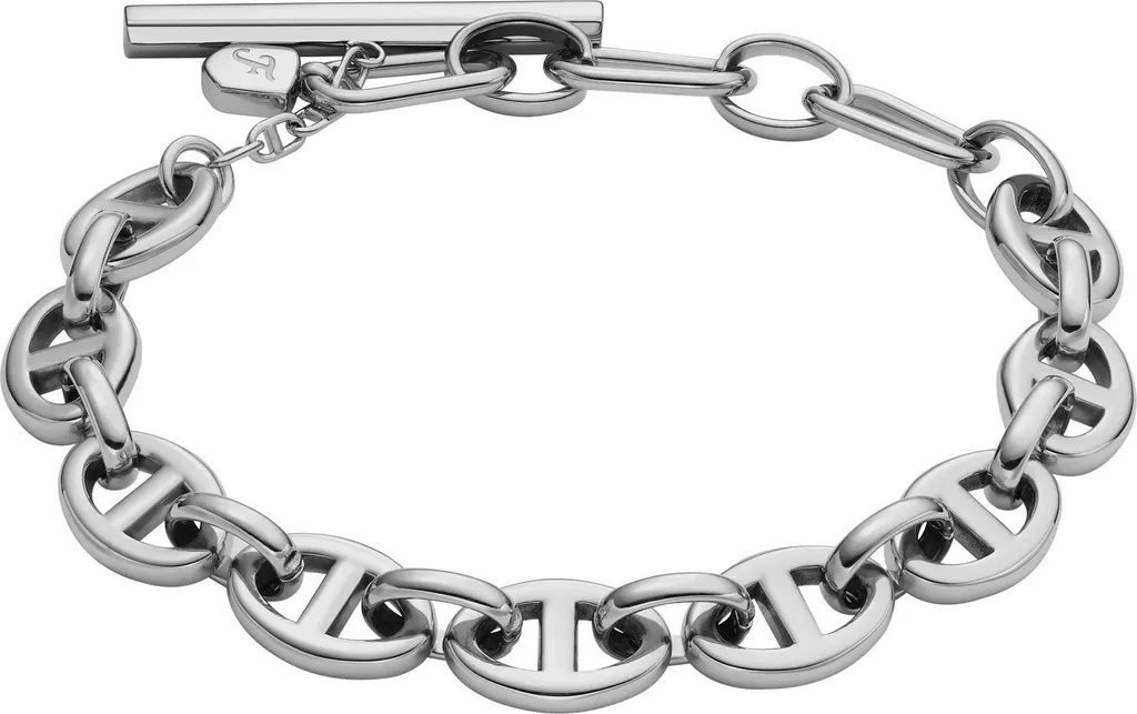 FOSSIL braccialetto Heritage Bracelet Silver argentato