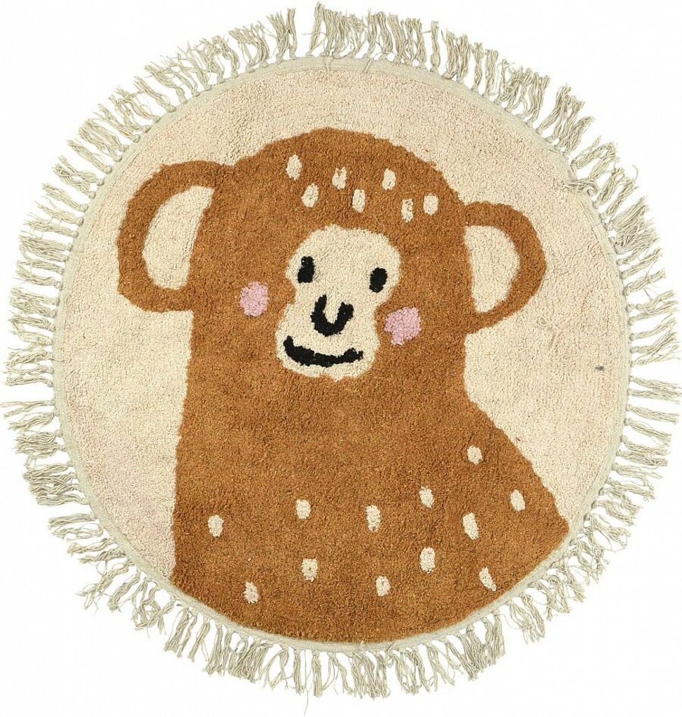 Teppich Kinderteppich Rund Kinderzimmer Läufer Kurzflor Produktbild 