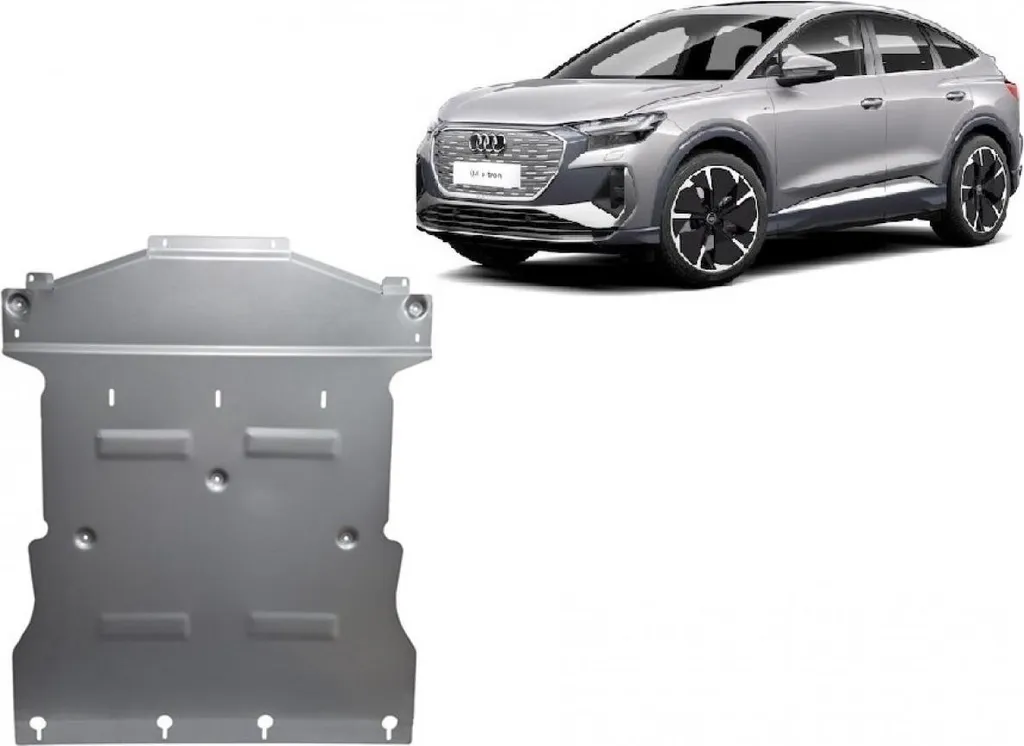 Protection sous moteur aluminium pour Audi Q4 e-tron - Plaque carter