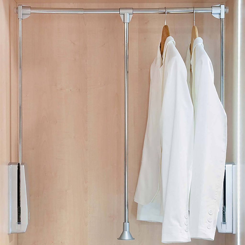 Penderie rabattable pour armoire Hang largeur réglable Image du produit 