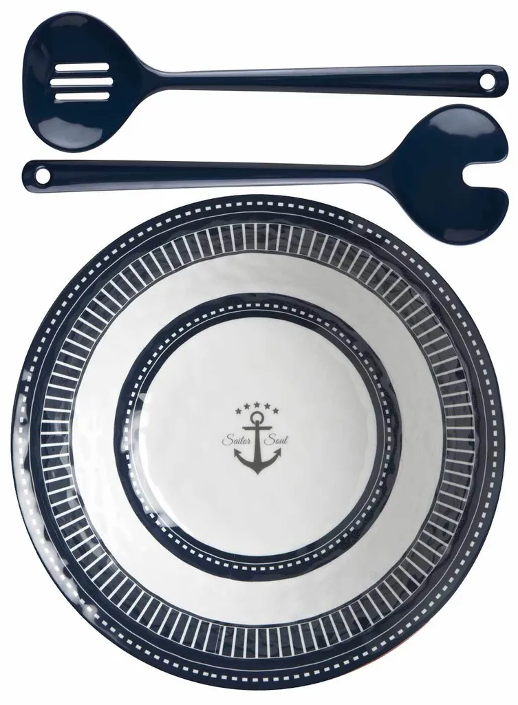 Insalatiera grande da 27,5 cm con posate - Sailor Soul,