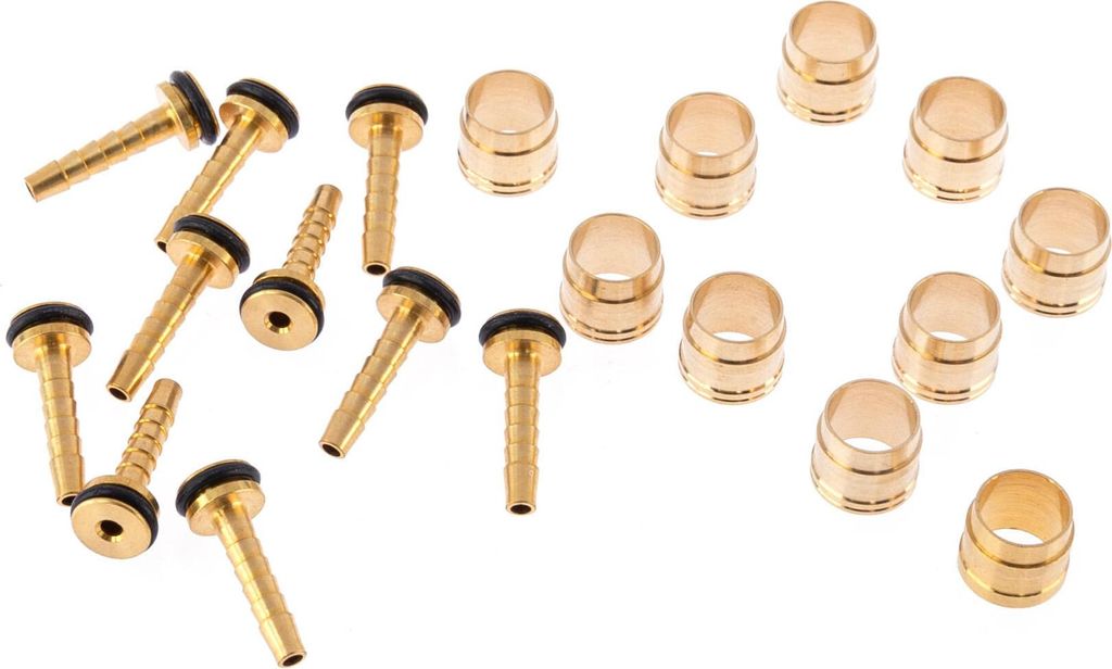 Tektro remslang kit br.line kit 5,5mm 10 olive 10 pin auriga