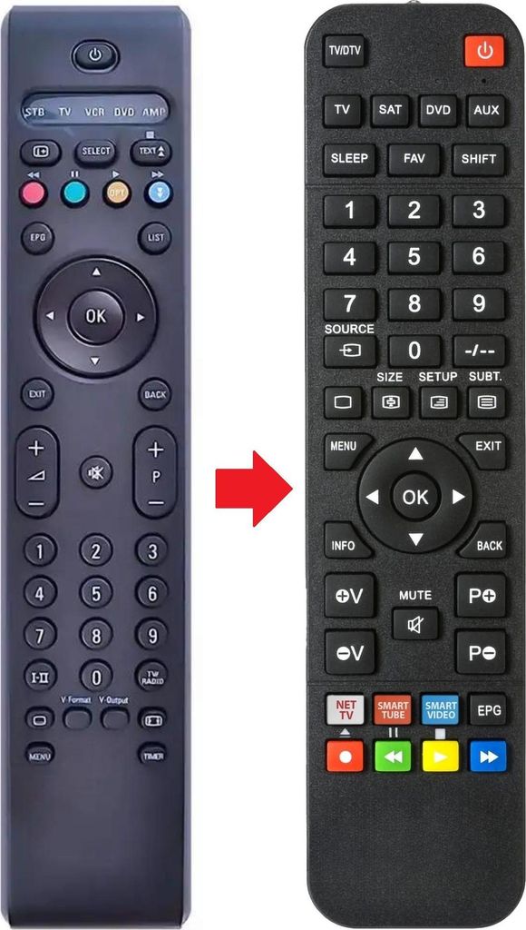 Fernbedienung geeignet für PHILIPS DSR9005 | DSR9005/02 | DSR900502