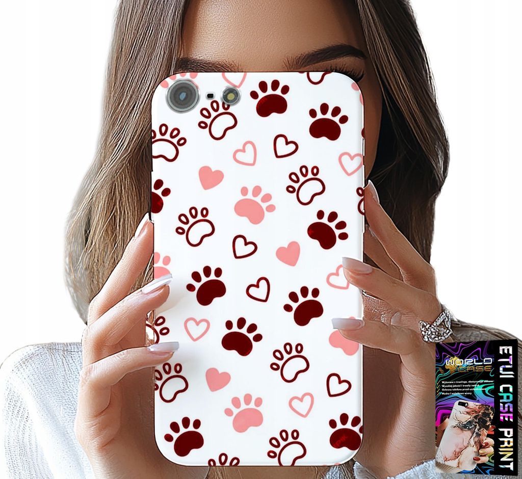 Hülle Für Iphone 5 / 5S / 5C - Hundefüsse Auf Weissem Hintergrund, Hund, Katze, Teddybär