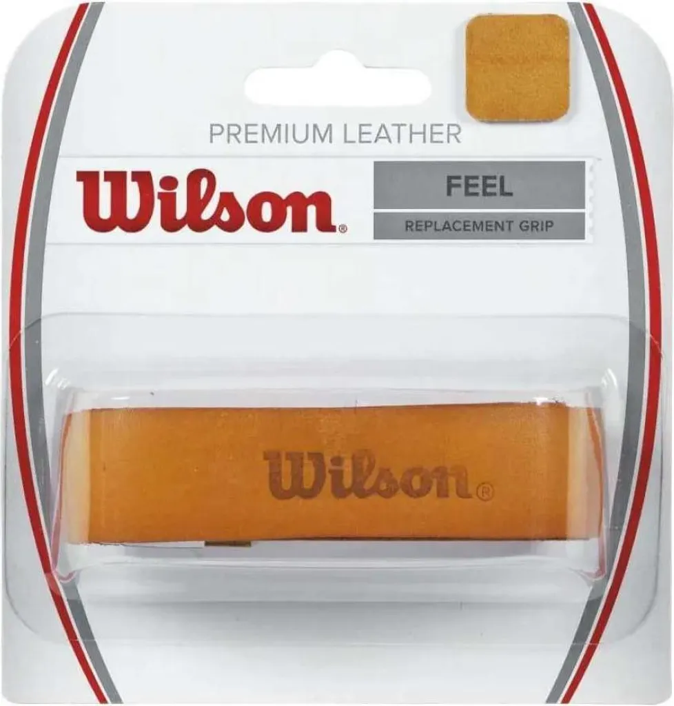 Grip Wilson Cuir Marron One Size pour Meilleures Sensations de Frappe