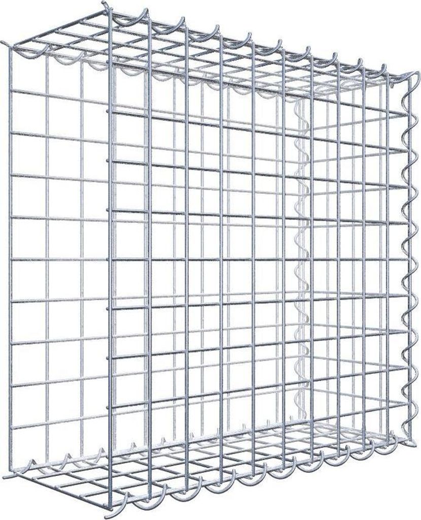 Anbaugabione Typ 2 50 cm x 50 cm x 20 cm (L x H x T), Maschenweite 5 cm x 5 cm, Spirale
