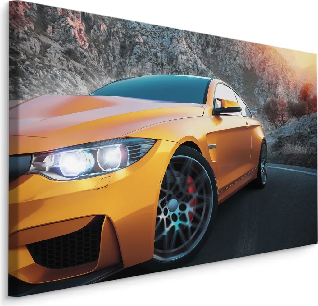 Impression d'Art sur Toile XXL 90x60 cm Décoration Murale Montagnes