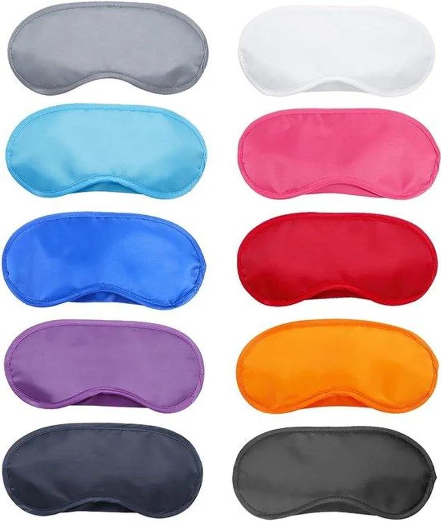 Masque de sommeil 3D léger avec coussin nasal et sangle réglable confort