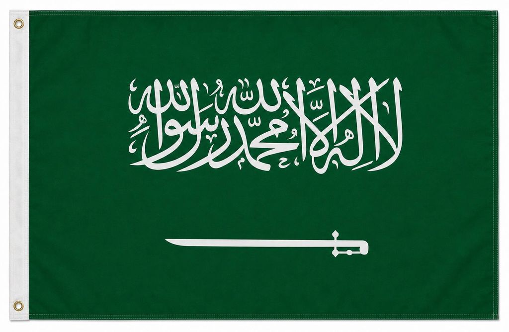 Flagge Saudi-Arabien 250 x 150cm, Stoffgewicht ca. 100 g/m² Produktbild 