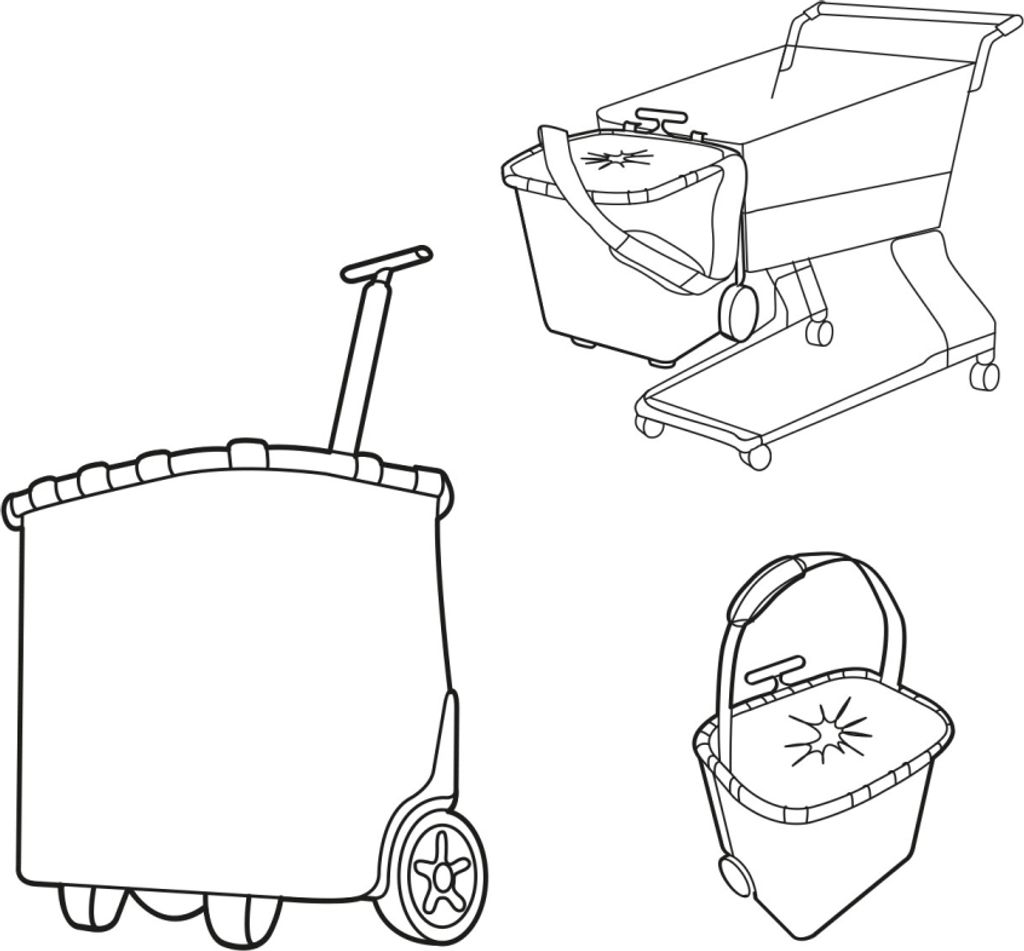 reisenthel carrycruiser, Einkaufstrolley, Einkaufskorb mit Produktbild 6