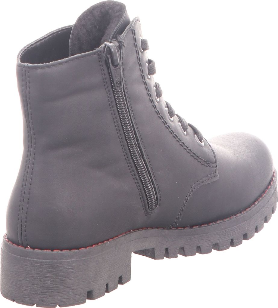Rieker Schnürstiefel - Tiefschwarz Kunstleder Größe: 39 Produktbild 49