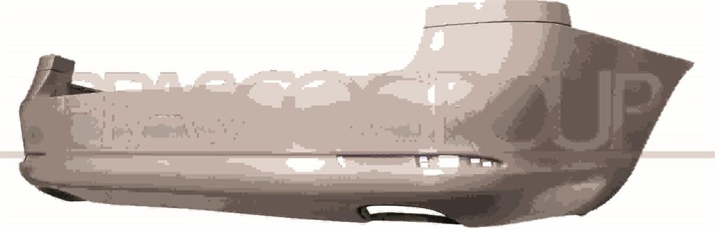 PRASCO Heckstoßstange Stoßfänger Hinten für SKODA Octavia II Combi (1Z5)