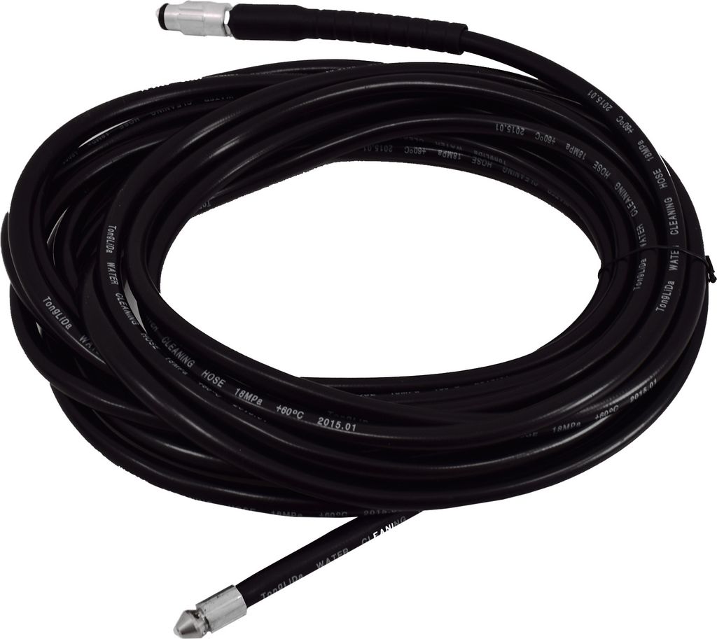 Syntrox Germany 10 Meter Rohrreinigungsschlauch für Hochdruckreiniger – Effektive Rohrreinigung bei Verstopfungen, 180 bar