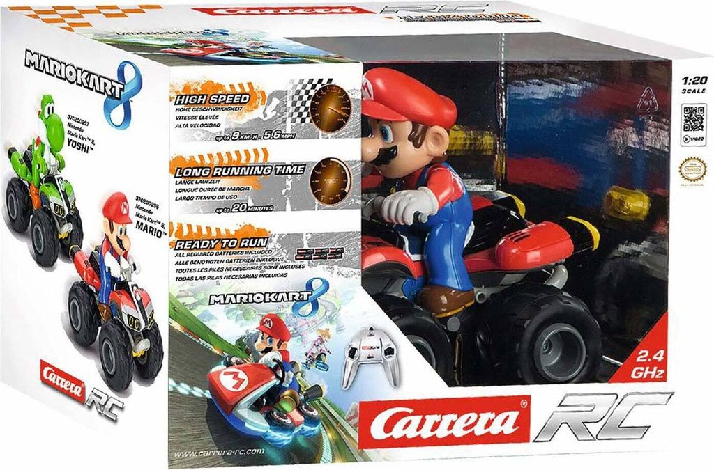 Carrera RC 2.4GHz Mario Kart Mario - Quad 370200996X Zdjęcie produktu 